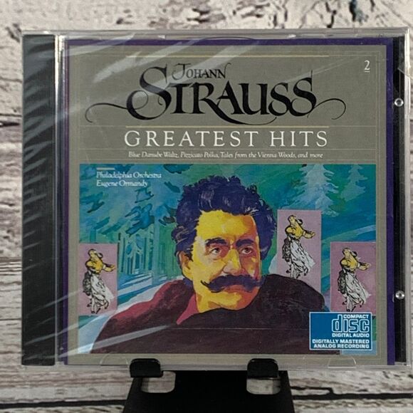 Johann Strauss - Greatest Hits [CD‎ 1986] Philadelphia Orchestra New Sealed - Picture 1 of 4